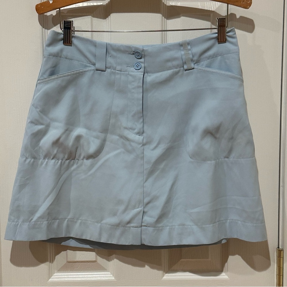 Nike Golf Drifit Light Blue Mini Skort, Size 4